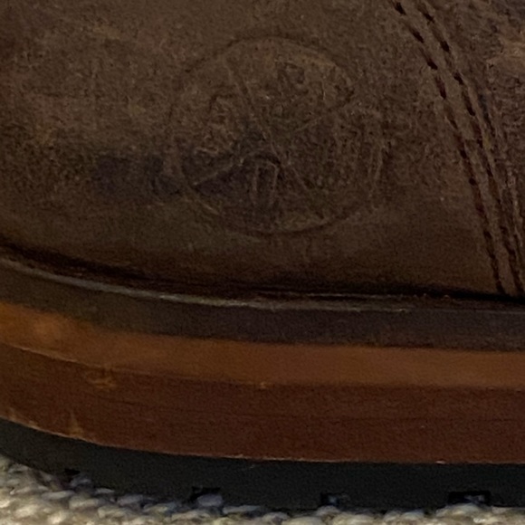 Bull Boxer Mens Brown Leather Distressed Tie Shoes /Size 8 / Caprysos - Picture 3 of 15